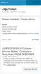 Mobile Screenshot of jejamuran.wordpress.com
