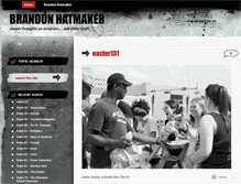 Tablet Screenshot of brandonhatmaker.wordpress.com