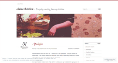 Desktop Screenshot of elaineskitchen.wordpress.com