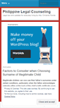 Mobile Screenshot of legalcounseling.wordpress.com