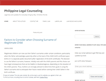 Tablet Screenshot of legalcounseling.wordpress.com