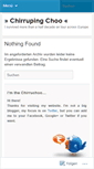 Mobile Screenshot of chirrupingchoo.wordpress.com