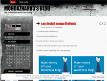 Tablet Screenshot of mohdazhar03.wordpress.com