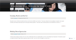 Desktop Screenshot of countrygalstuckinthecity.wordpress.com