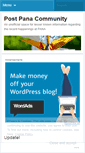 Mobile Screenshot of postpana.wordpress.com