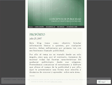 Tablet Screenshot of intropublicidad.wordpress.com