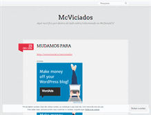 Tablet Screenshot of mcviciados.wordpress.com