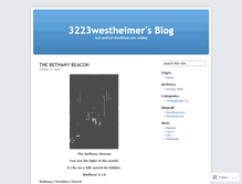 Tablet Screenshot of 3223westheimer.wordpress.com