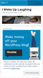 Mobile Screenshot of iwokeuplaughing.wordpress.com