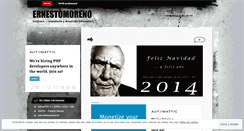 Desktop Screenshot of ernestomoreno.wordpress.com