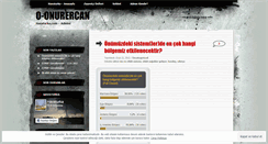 Desktop Screenshot of oonurercan.wordpress.com