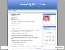 Tablet Screenshot of linuxramesh.wordpress.com