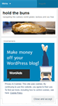 Mobile Screenshot of holdthebuns.wordpress.com