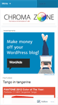 Mobile Screenshot of chromazone7.wordpress.com