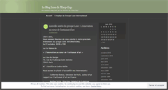 Desktop Screenshot of escpeapluxeinternational.wordpress.com