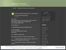 Tablet Screenshot of escpeapluxeinternational.wordpress.com
