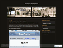 Tablet Screenshot of magebook.wordpress.com