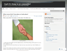 Tablet Screenshot of angelsforhope.wordpress.com
