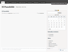 Tablet Screenshot of elpasodoble.wordpress.com