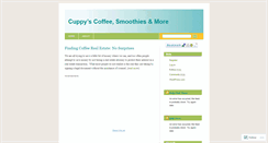 Desktop Screenshot of cuppys.wordpress.com