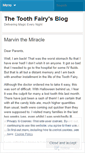 Mobile Screenshot of mytoothfairy.wordpress.com