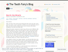 Tablet Screenshot of mytoothfairy.wordpress.com