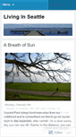 Mobile Screenshot of livinginseattle.wordpress.com