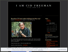 Tablet Screenshot of iamcidfreeman.wordpress.com