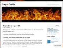 Tablet Screenshot of dragondoody.wordpress.com
