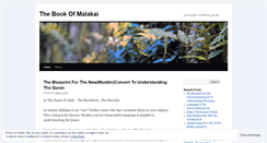 Desktop Screenshot of malakaishabazz.wordpress.com