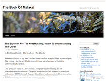 Tablet Screenshot of malakaishabazz.wordpress.com