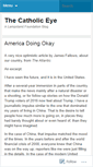 Mobile Screenshot of catholiceye.wordpress.com