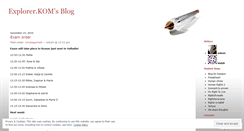 Desktop Screenshot of exkom.wordpress.com