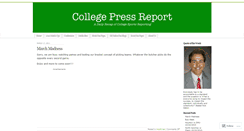 Desktop Screenshot of collegepressreport.wordpress.com