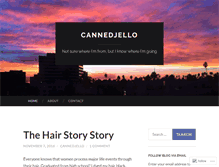 Tablet Screenshot of cannedjello.wordpress.com