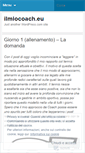 Mobile Screenshot of ilmiocoach.wordpress.com
