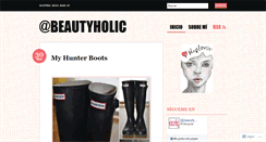 Desktop Screenshot of abeautyholic.wordpress.com