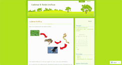 Desktop Screenshot of cadenasyredestroficas.wordpress.com