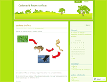 Tablet Screenshot of cadenasyredestroficas.wordpress.com