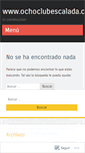 Mobile Screenshot of ochoclubescalada.wordpress.com