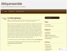 Tablet Screenshot of afriquensemble.wordpress.com