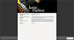 Desktop Screenshot of justinhackett.wordpress.com