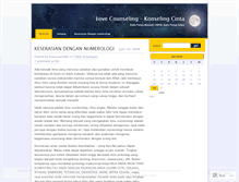 Tablet Screenshot of lovecounsellor.wordpress.com
