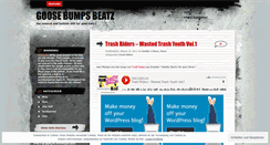 Desktop Screenshot of goosebumpsbeatz.wordpress.com