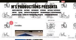 Desktop Screenshot of msproductionspresenta.wordpress.com