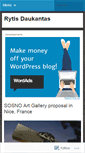 Mobile Screenshot of daukantas.wordpress.com