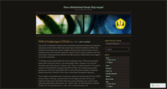 Desktop Screenshot of aniunpad.wordpress.com