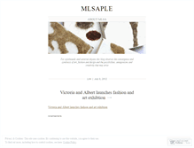 Tablet Screenshot of mlsaple.wordpress.com