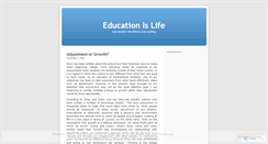 Desktop Screenshot of educationislife.wordpress.com