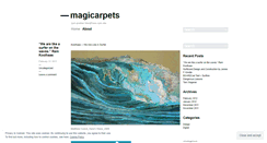 Desktop Screenshot of magicarpets.wordpress.com
